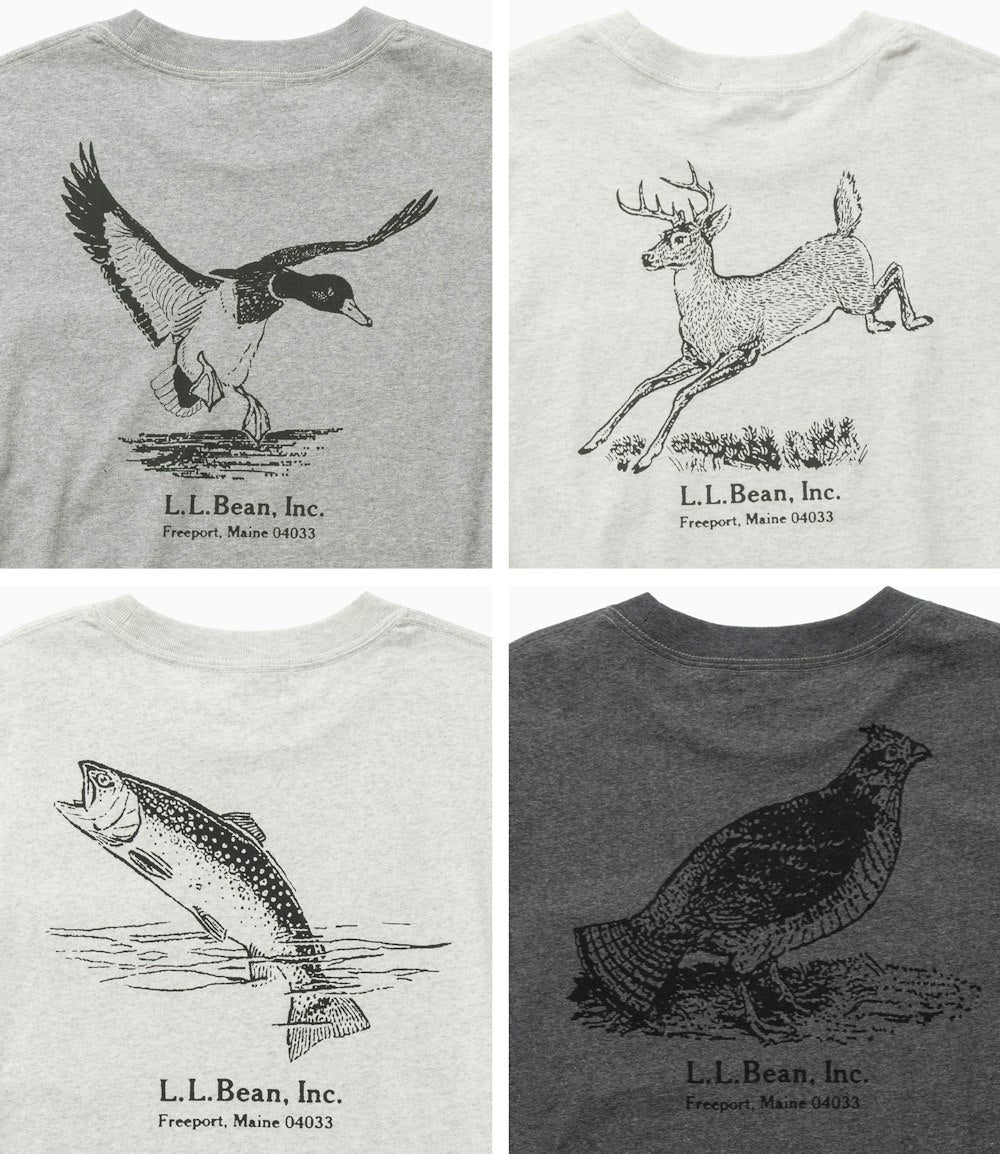L.L.Bean JAPAN EDITION Morrill Short-Sleeve Animal Graphic Tee