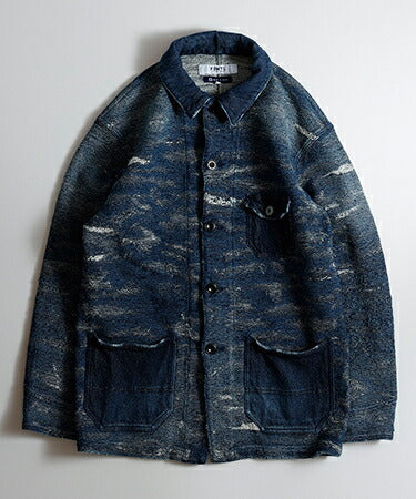 FDMTL JACQUARD DENIM COVERALL 5YR WASH