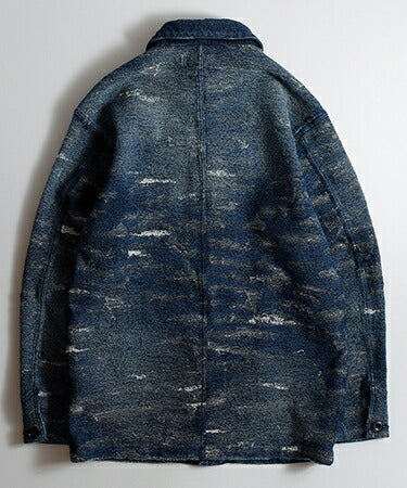 FDMTL JACQUARD DENIM COVERALL 5YR WASH