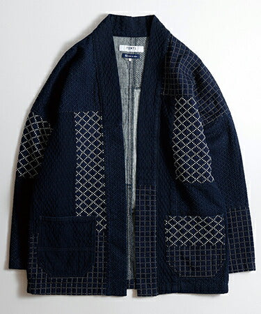 FDMTL PATCHWORK HAORI JACKET RINSE