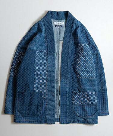 FDMTL PATCHWORK HAORI JACKET 3YR WASH