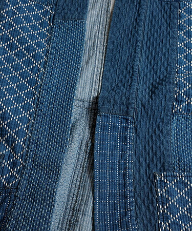 FDMTL PATCHWORK HAORI JACKET 3YR WASH