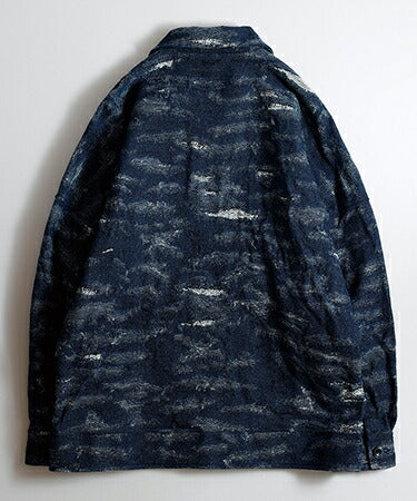 FDMTL JACQUARD DENIM BLOUSON RINSE