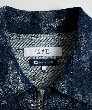 FDMTL JACQUARD DENIM BLOUSON RINSE