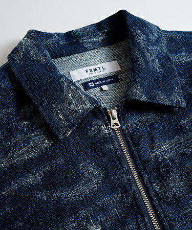 FDMTL JACQUARD DENIM BLOUSON RINSE