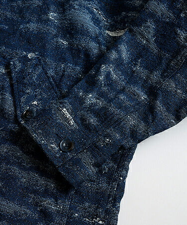 FDMTL JACQUARD DENIM BLOUSON RINSE