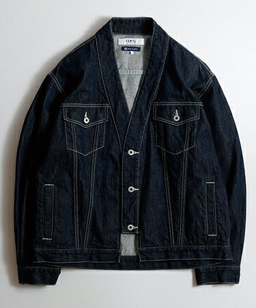 FDMTL DENIM HAORI JACKET RINSE