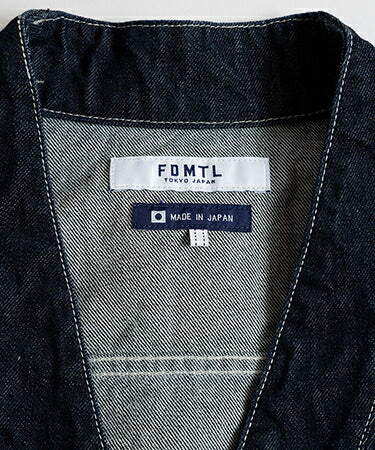 FDMTL DENIM HAORI JACKET RINSE