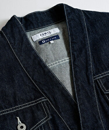 FDMTL DENIM HAORI JACKET RINSE