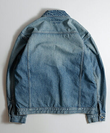 FDMTL DENIM HAORI JACKET 4YR WASH