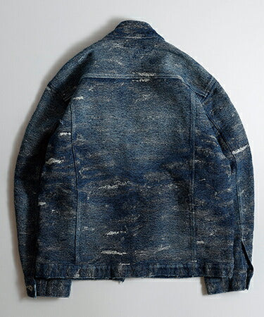 FDMTL DENIM HAORI JACKET 5YR WASH