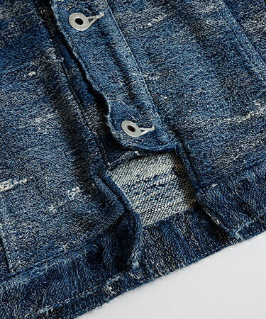 FDMTL DENIM HAORI JACKET 5YR WASH