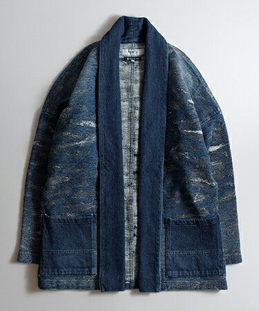 FDMTL JACQUARD DENIM HAORI 2YR WASH