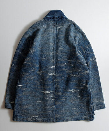 FDMTL JACQUARD DENIM HAORI 2YR WASH