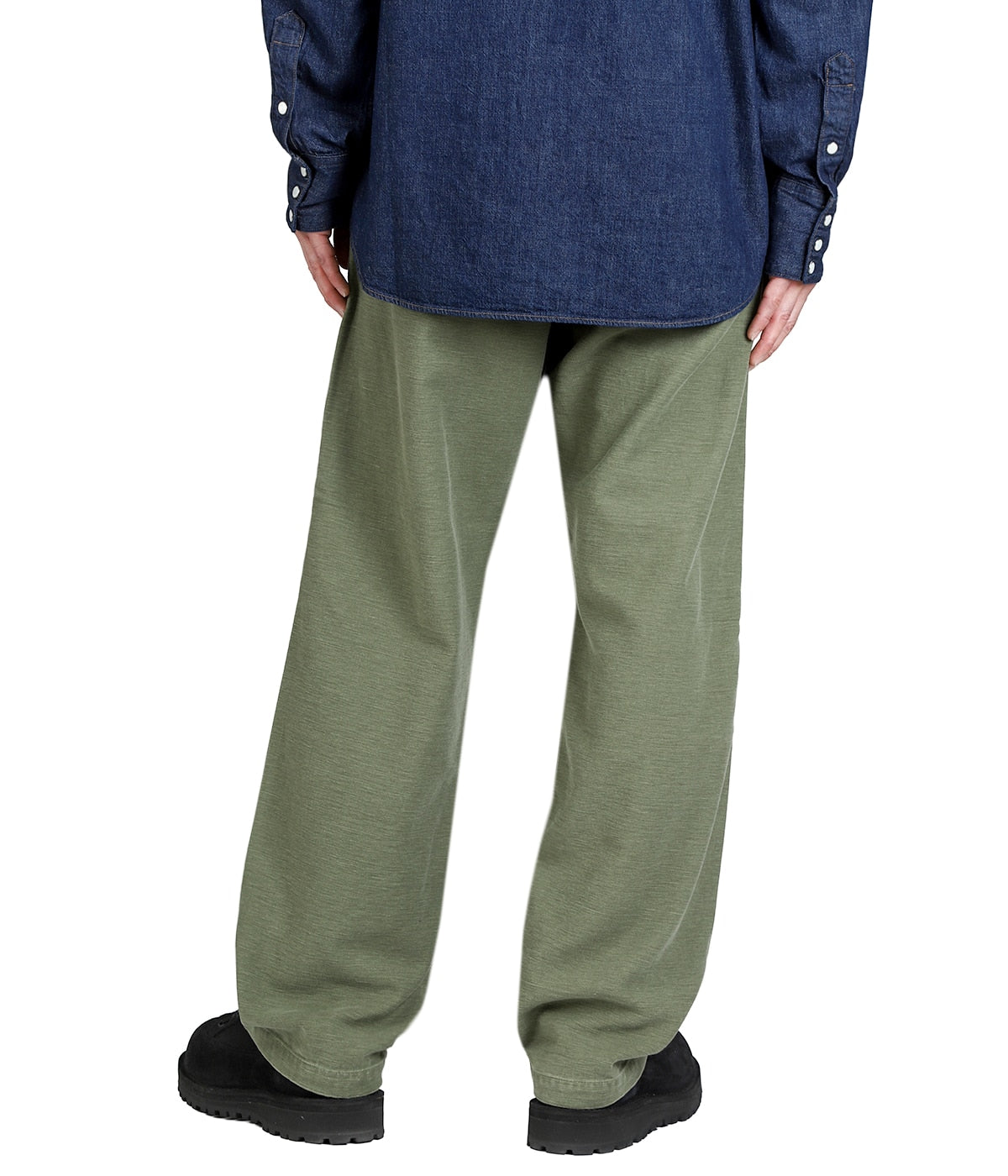 orSlow REAL USED WASH VINTAGE FIT FATIGUE PANTS Dark Olive Stone