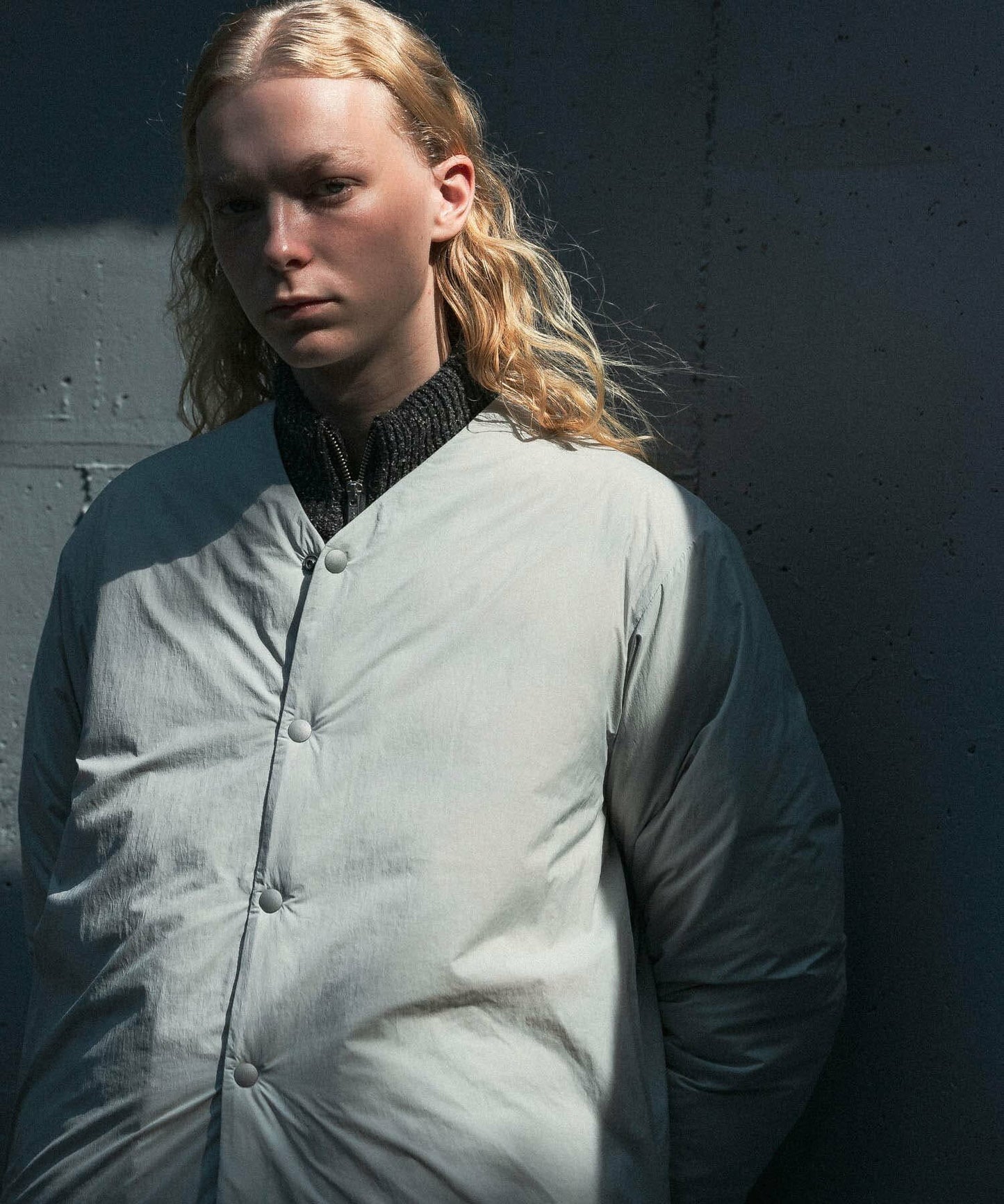 NANGA × URBAN RESEARCH AURORA No Collar Down Blouson