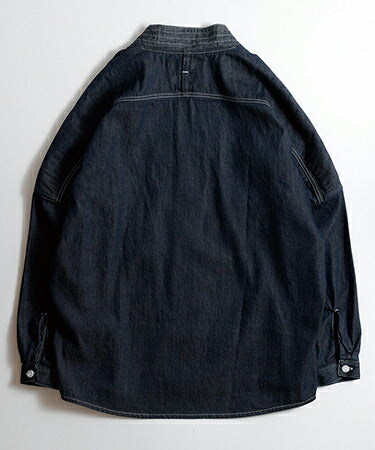 FDMTL DENIM HAORI SHIRT RINSE