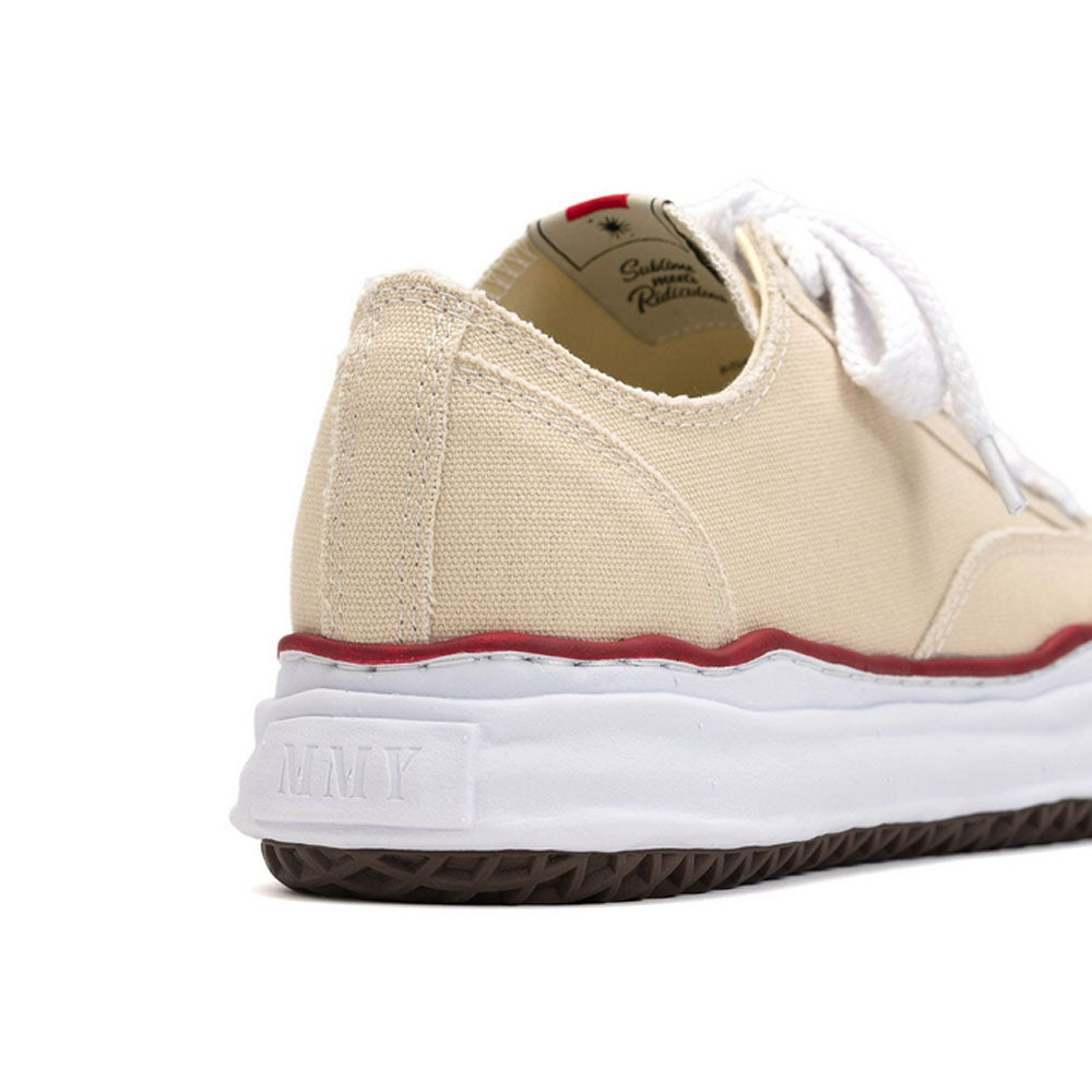 Maison MIHARA YASUHIRO PETERSON Original Sole Canvas Lowcut Sneaker Natural