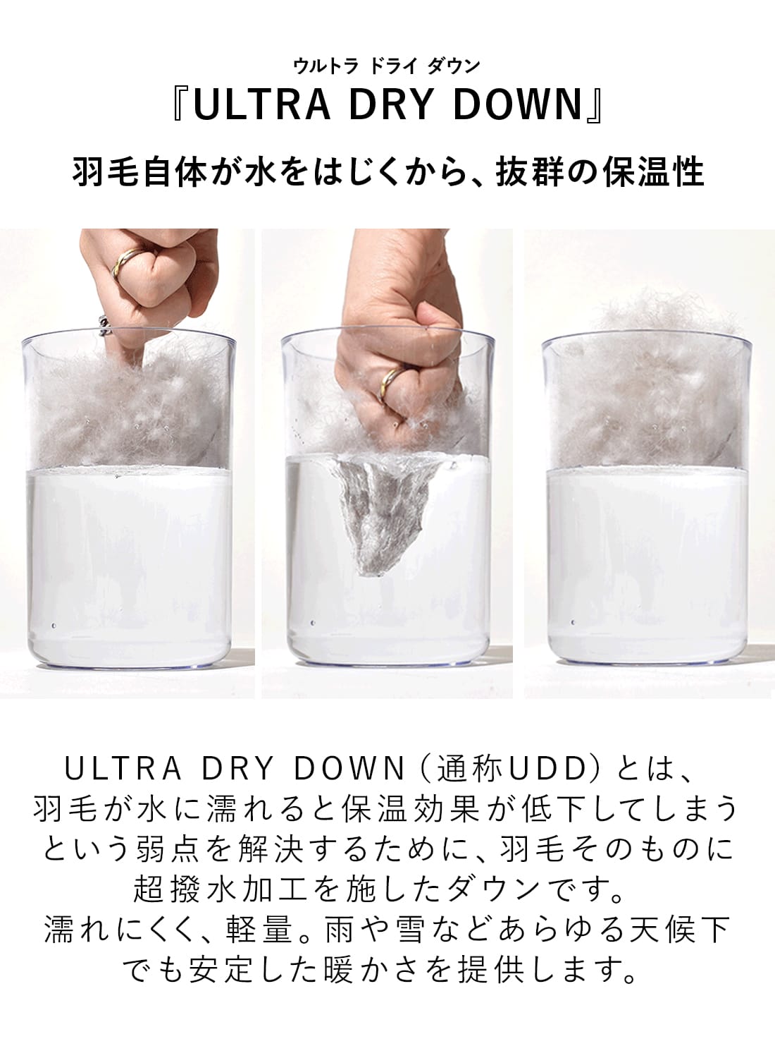 NANGA WHITE LABEL DOWN JACKET