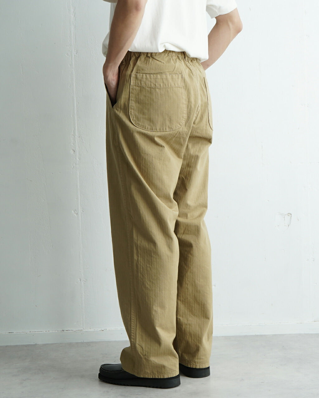 orSlow WIDE FIT FRENCH WORK PANTS Khaki