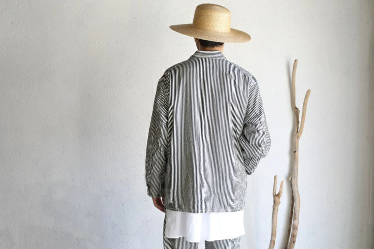 orSlow HICKORY STRIPE UTILITY COVERALL