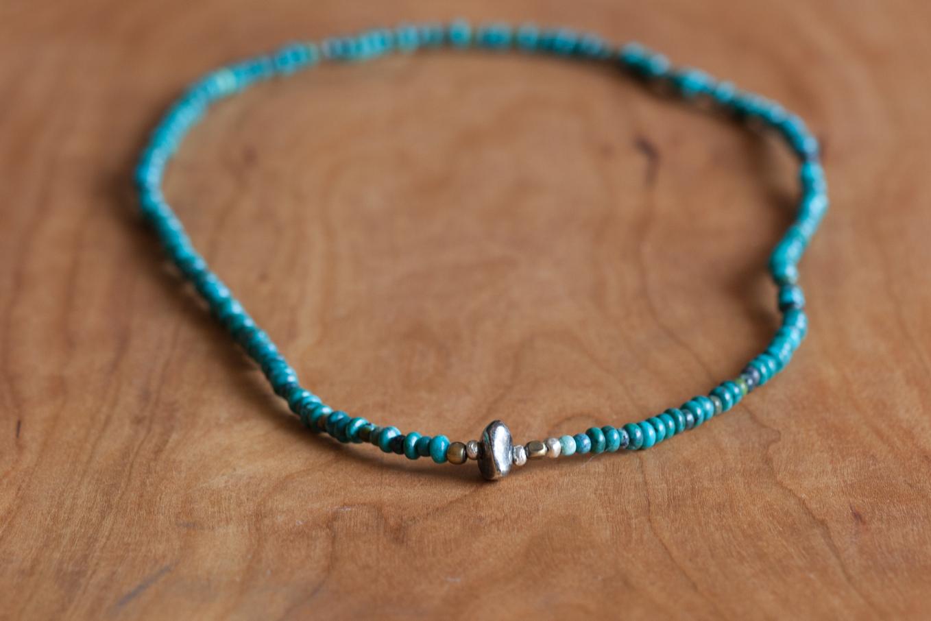 SunKu 39 Turquise Beads Anklet & Necklace SK-024