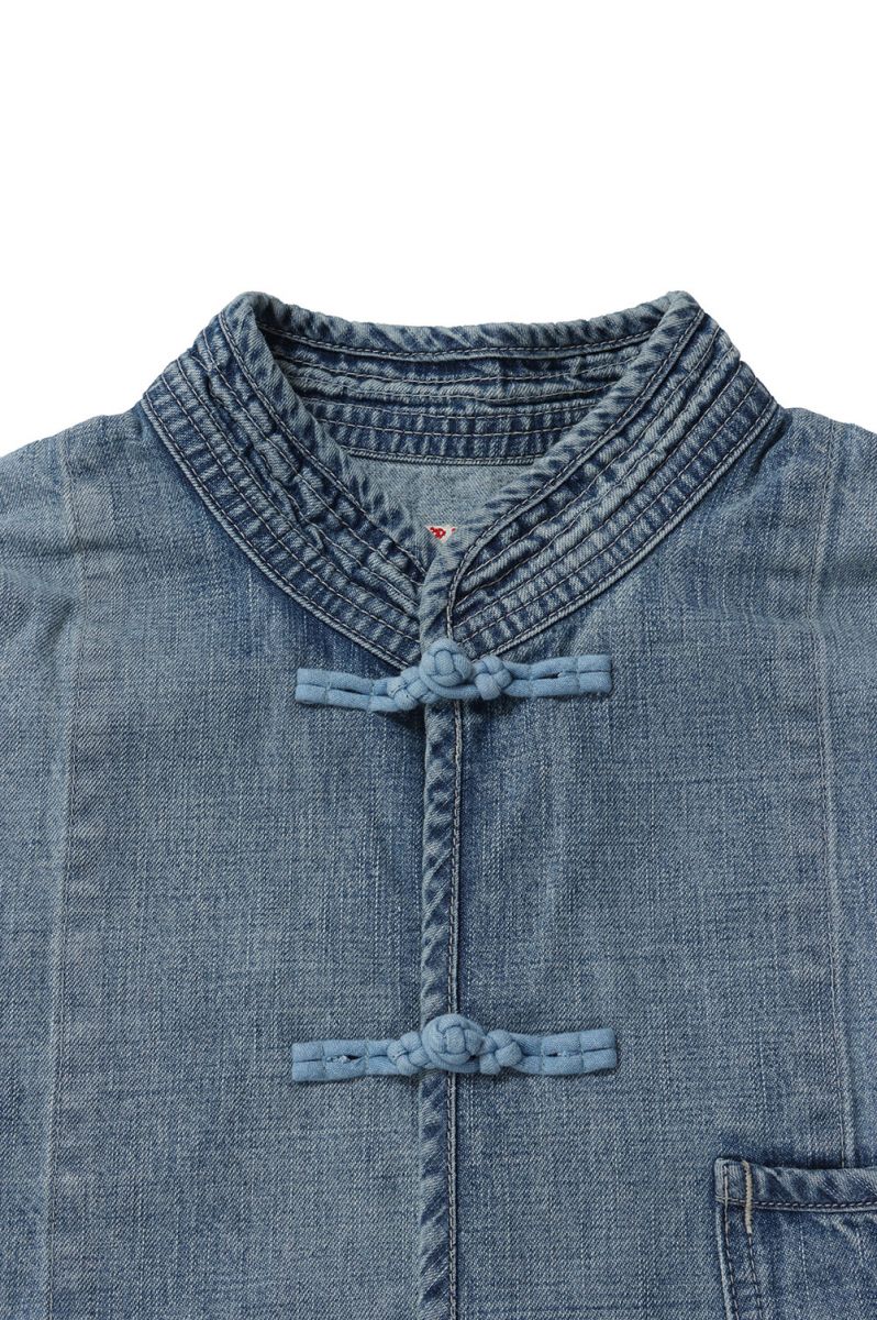 Porter Classic CANNERY ROW DENIM CHINESE JACKET