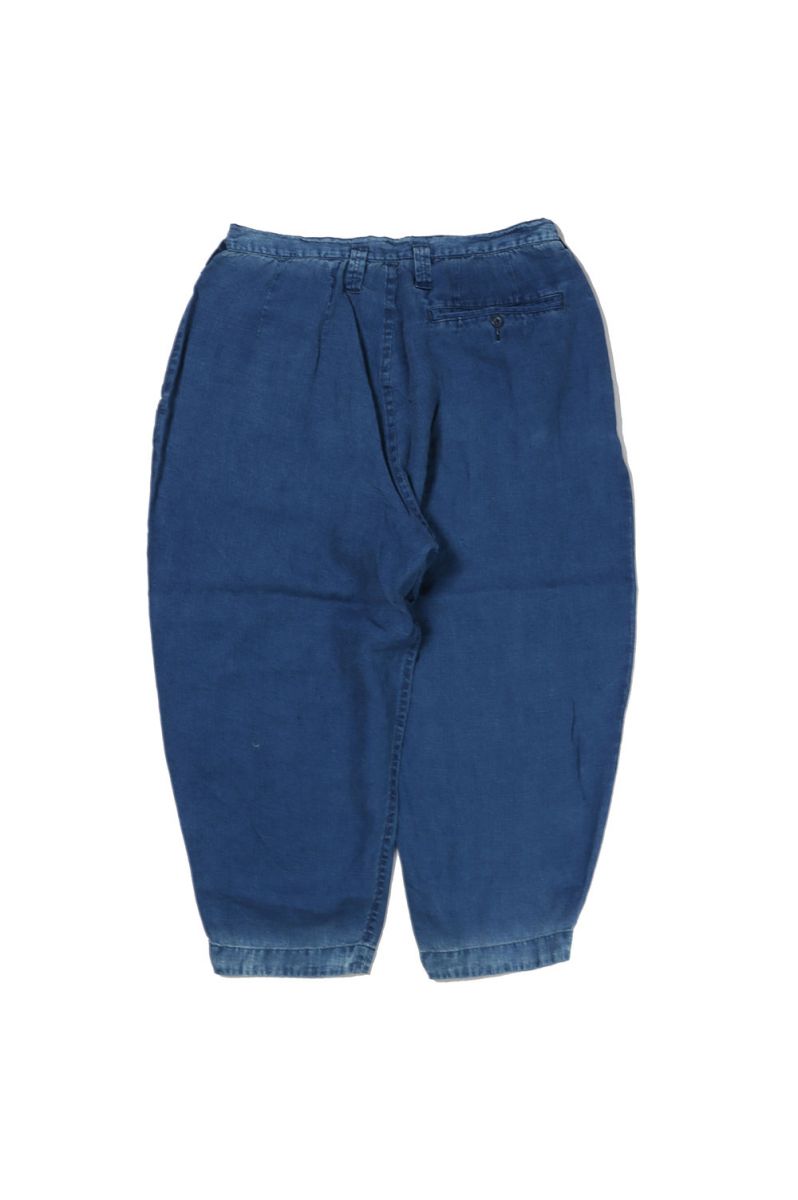 Porter Classic INDIGO LINEN BEBOP PANTS