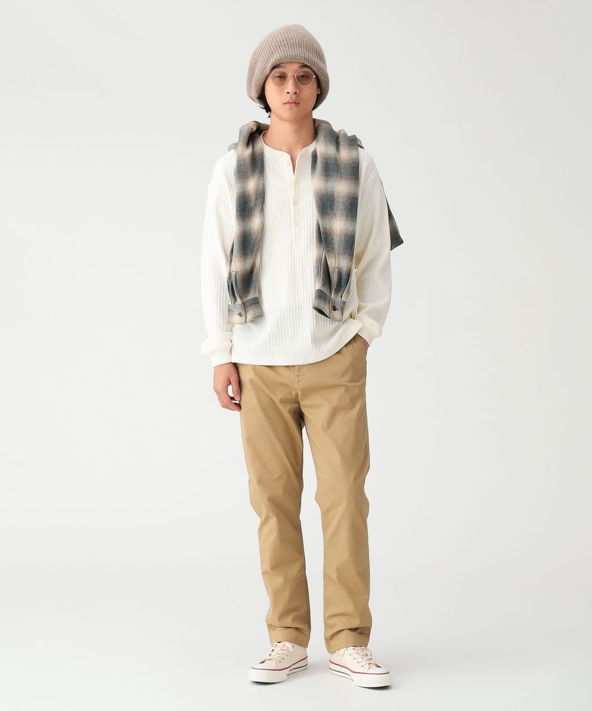 BEAMS Stretch Tapered Chino