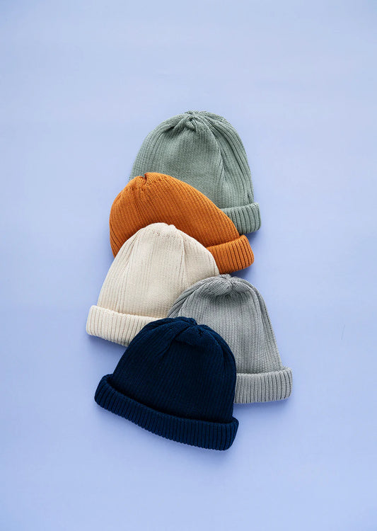 RoToTo COTTON ROLL UP BEANIE