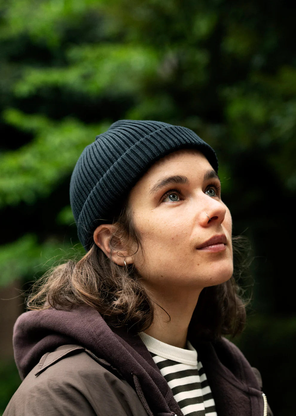 RoToTo COTTON ROLL UP BEANIE