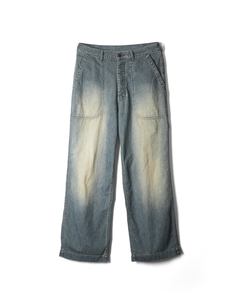 refomed OLD MAN DENIM TROUSERS "USED"