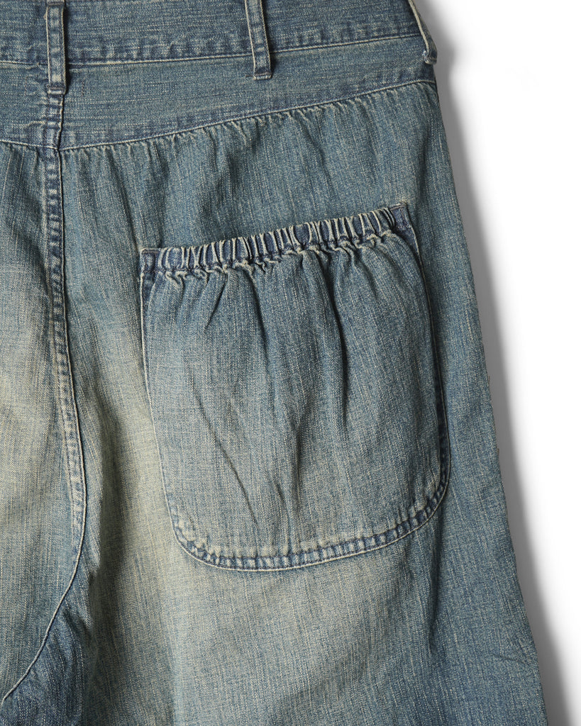 refomed OLD MAN DENIM TROUSERS "USED"