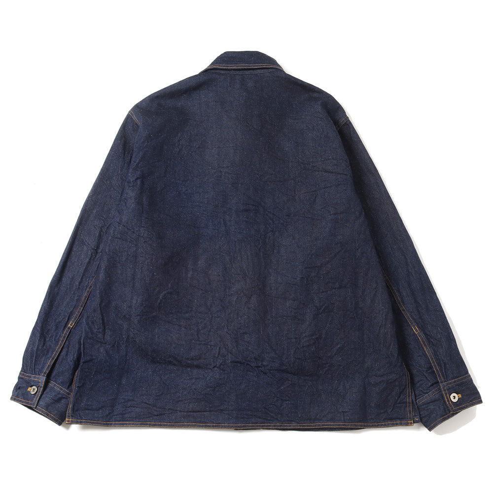 is-ness SILK DENIM SHIRT JACKET