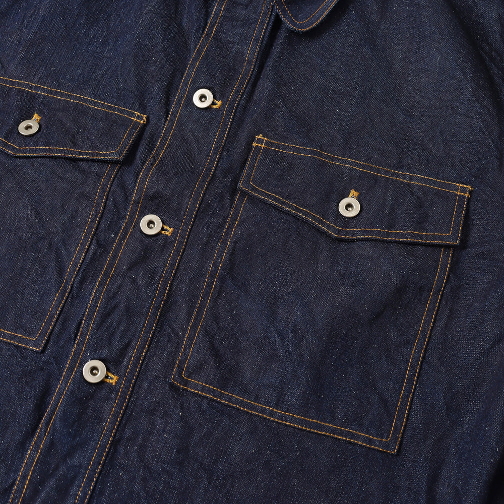 is-ness SILK DENIM SHIRT JACKET