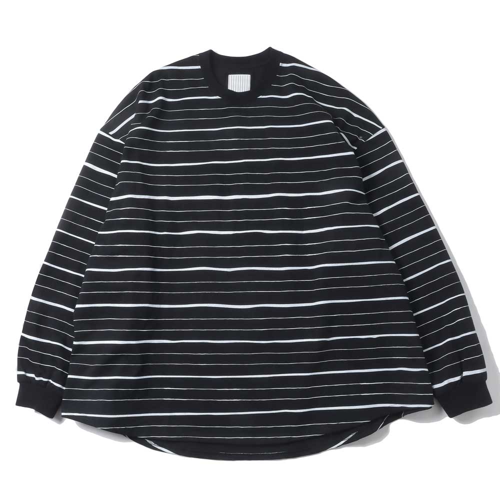 S.F.C (STRIPES FOR CREATIVE) SUPER BIG MIX SIDE STRIPES LS TEE