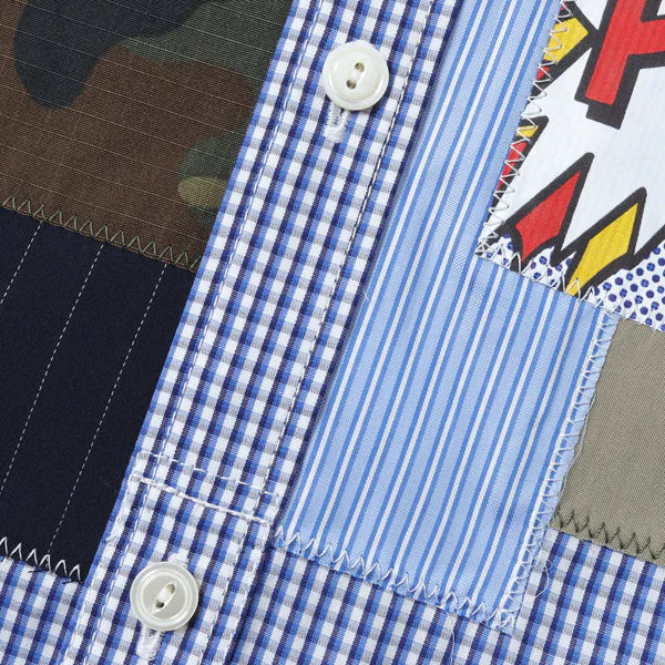 Junya Watanabe Man MIX Roy Lichtenstain Patchwork Shirt