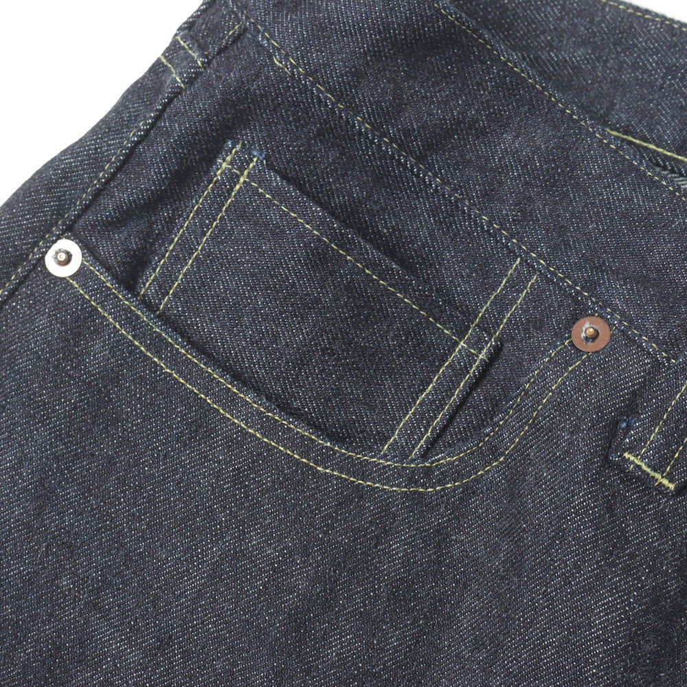 A.PRESSE Washed Denim Wide Pants (ONE WASH)