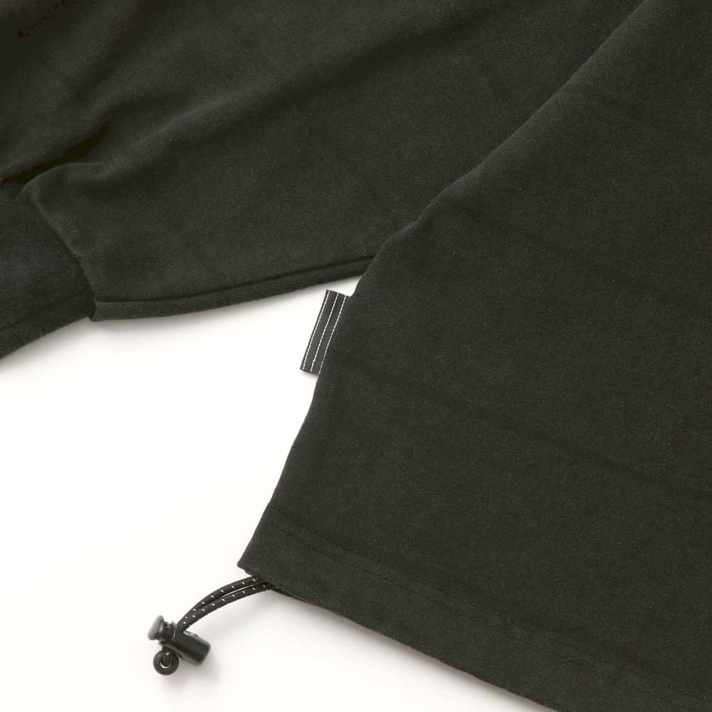 S.F.C (STRIPES FOR CREATIVE) SIDE STRIPE HOODY LS TEE (DISCHARGED)