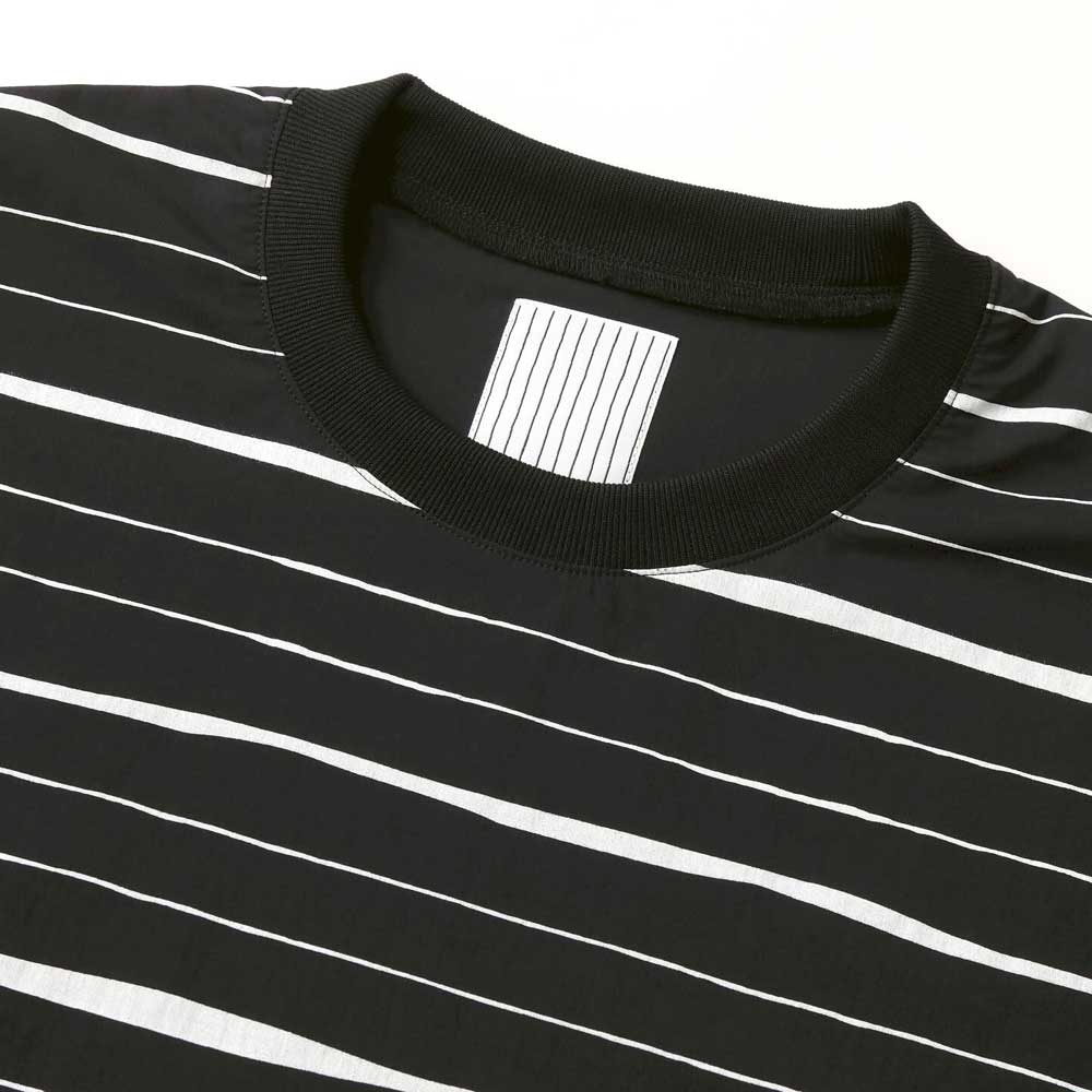 S.F.C (STRIPES FOR CREATIVE) SUPER BIG MIX STRIPE LS NYLON TEE