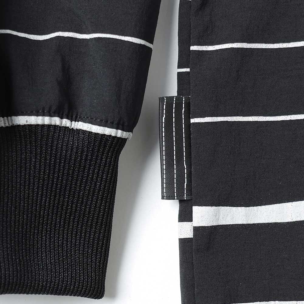S.F.C (STRIPES FOR CREATIVE) SUPER BIG MIX STRIPE LS NYLON TEE