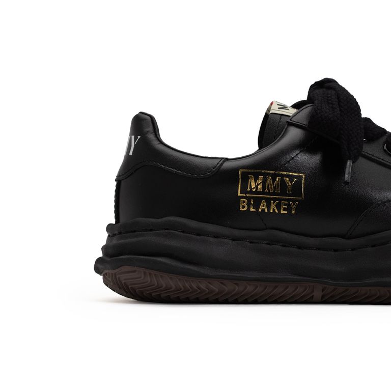 Maison MIHARA YASUHIRO BLAKEY Original Sole Leather Lowtop Sneaker Black x Black