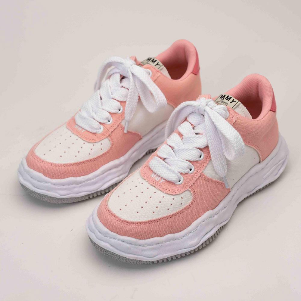 Maison MIHARA YASUHIRO WAYNE Original Sole Leather Lowtop Sneaker PINK x WHITE