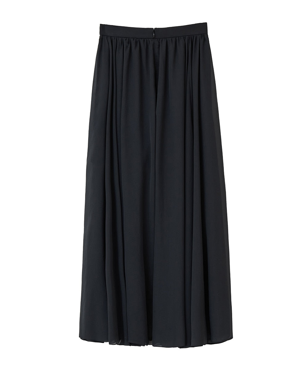 CLANE SHEER SLIT SKIRT