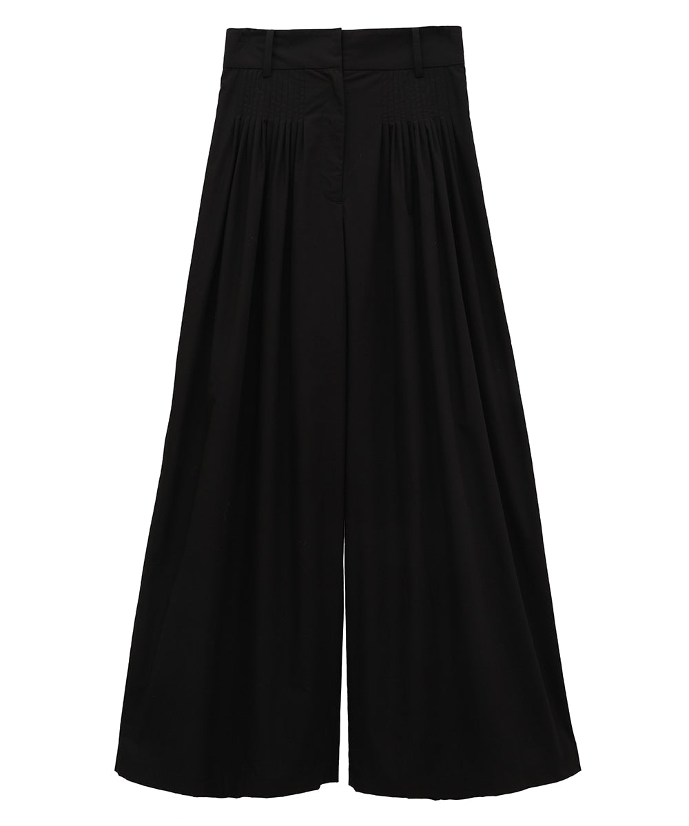 CLANE TUCK DESIGN WIDE PANTS – unexpected store