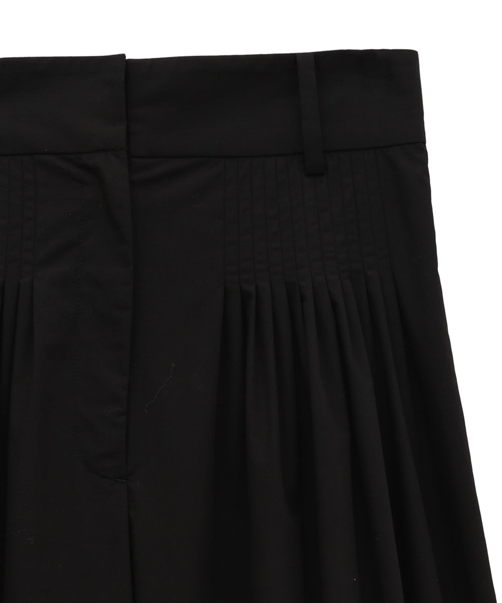 CLANE TUCK DESIGN WIDE PANTS