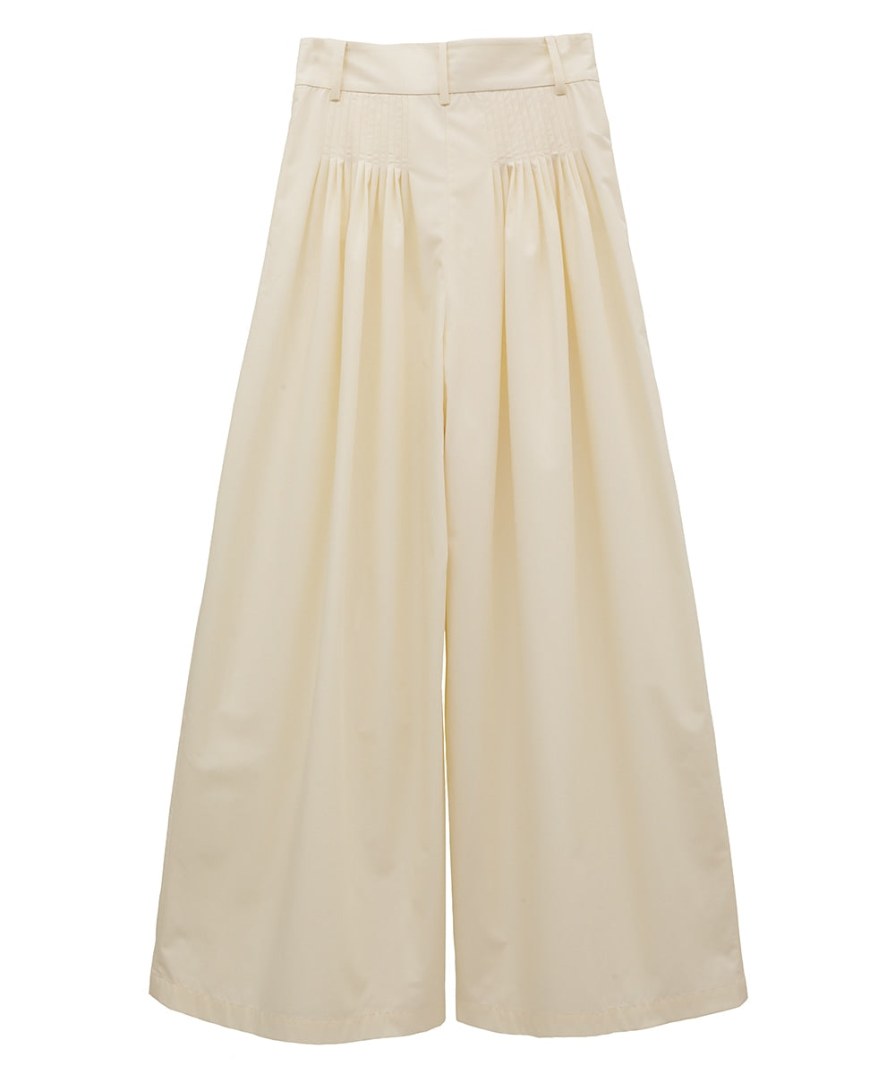 CLANE TUCK DESIGN WIDE PANTS – unexpected store