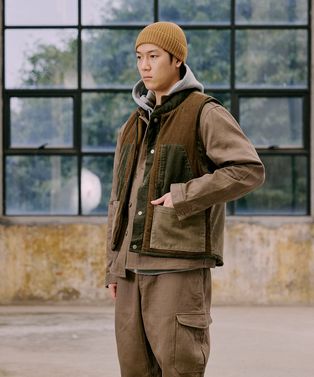 Engineered Garments Over Vest Corduroy-