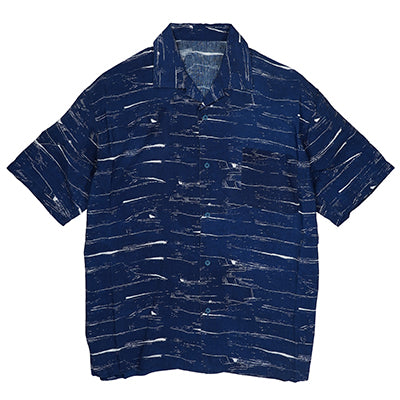 Porter Classic ALOHA SHIRT INDIGO OCEAN