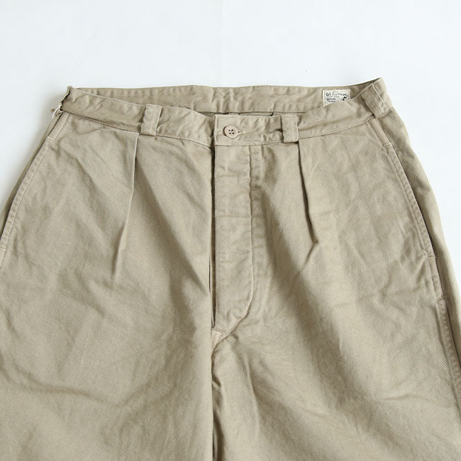 orSlow M-52 French Army Trouser Wide Fit (Sand Beige) – unexpected